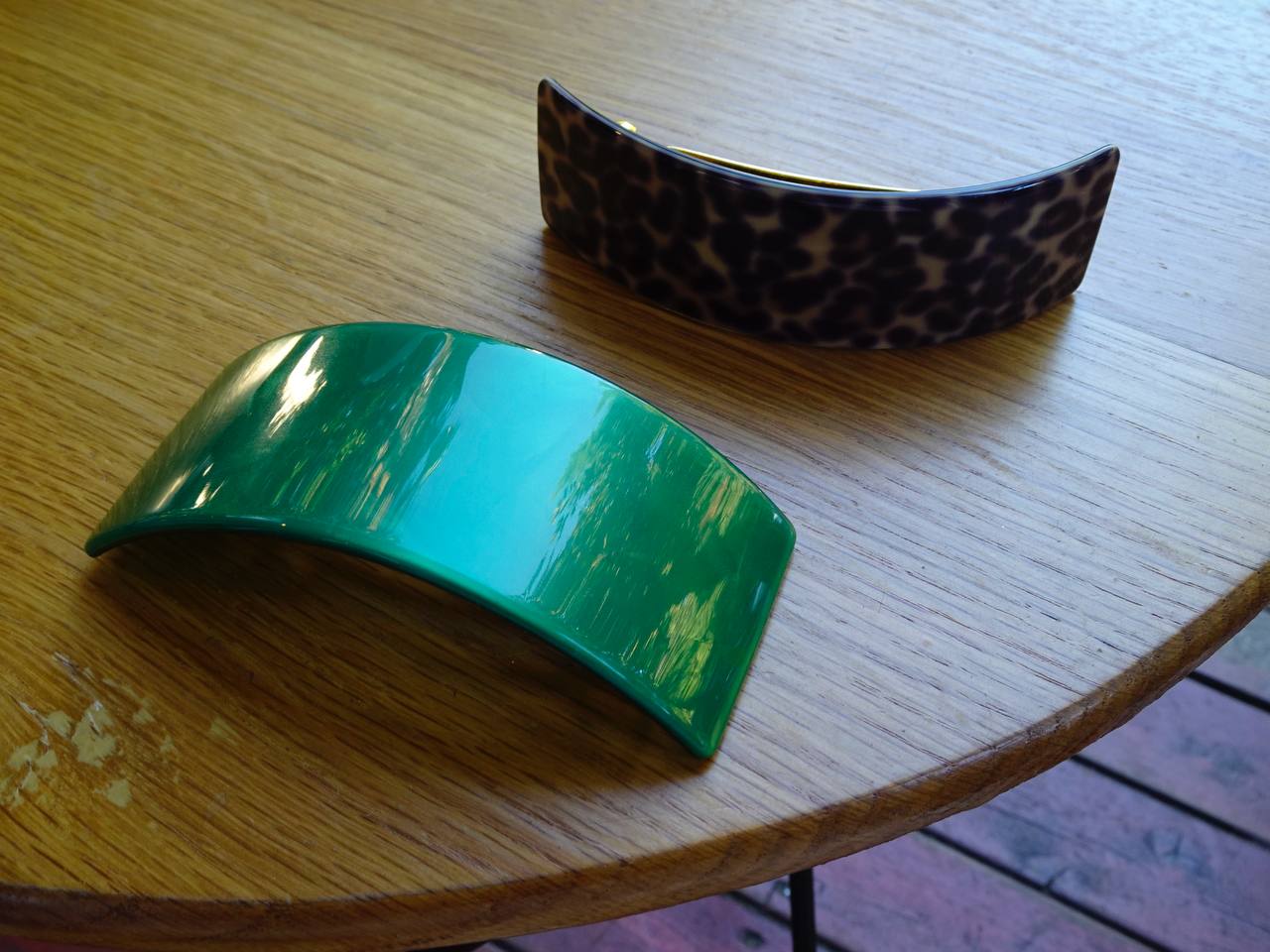 The French hair barrette the best accessory for ponytails — MC Davidian